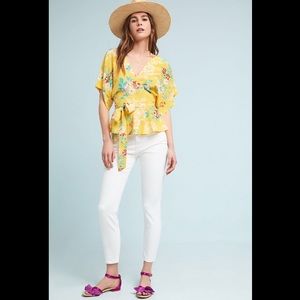 Anthro Pilcro High-Rise Skinny Ankle Jeans